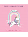 Invitation Anniversaire "Unicorn" | Une Carte Féérique et Magique pour Enfants Invitation Anniversaire "Unicorn" | Une Carte Féérique et Magique pour Enfants