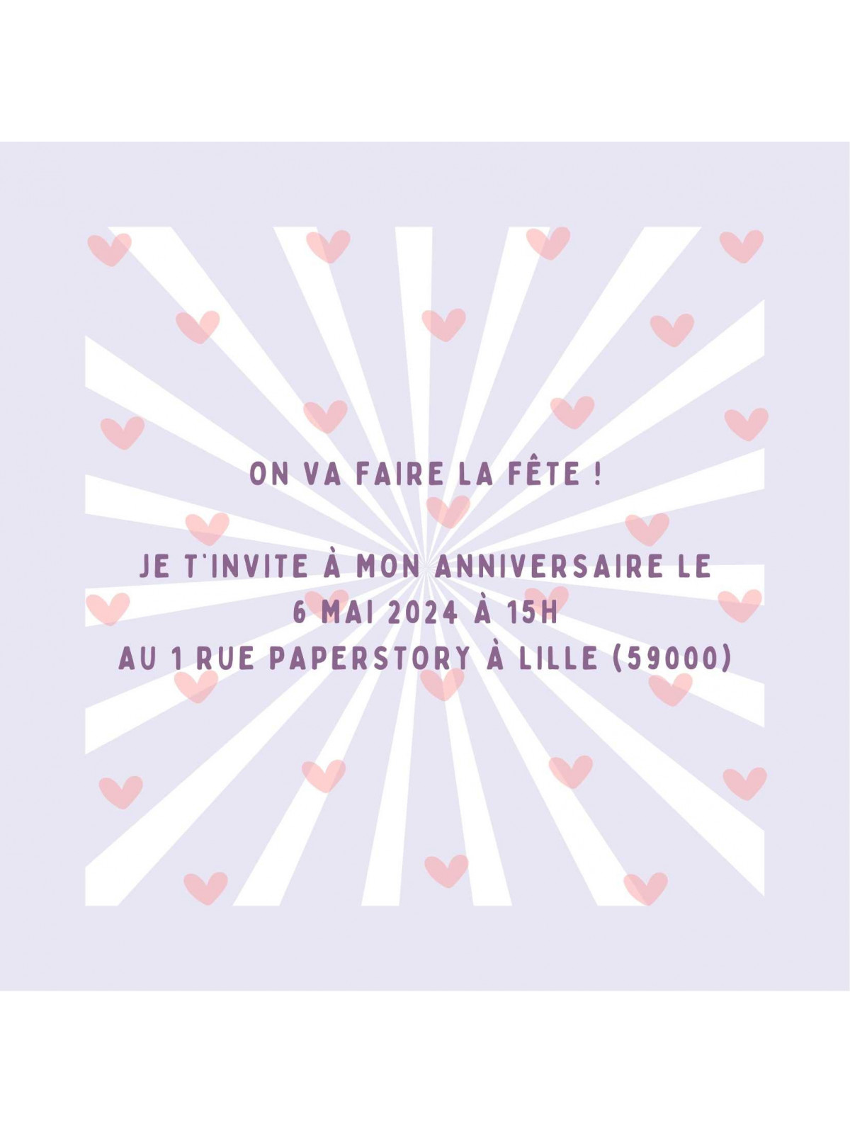Invitation Anniversaire "Unicorn" | Une Carte Féérique et Magique pour Enfants