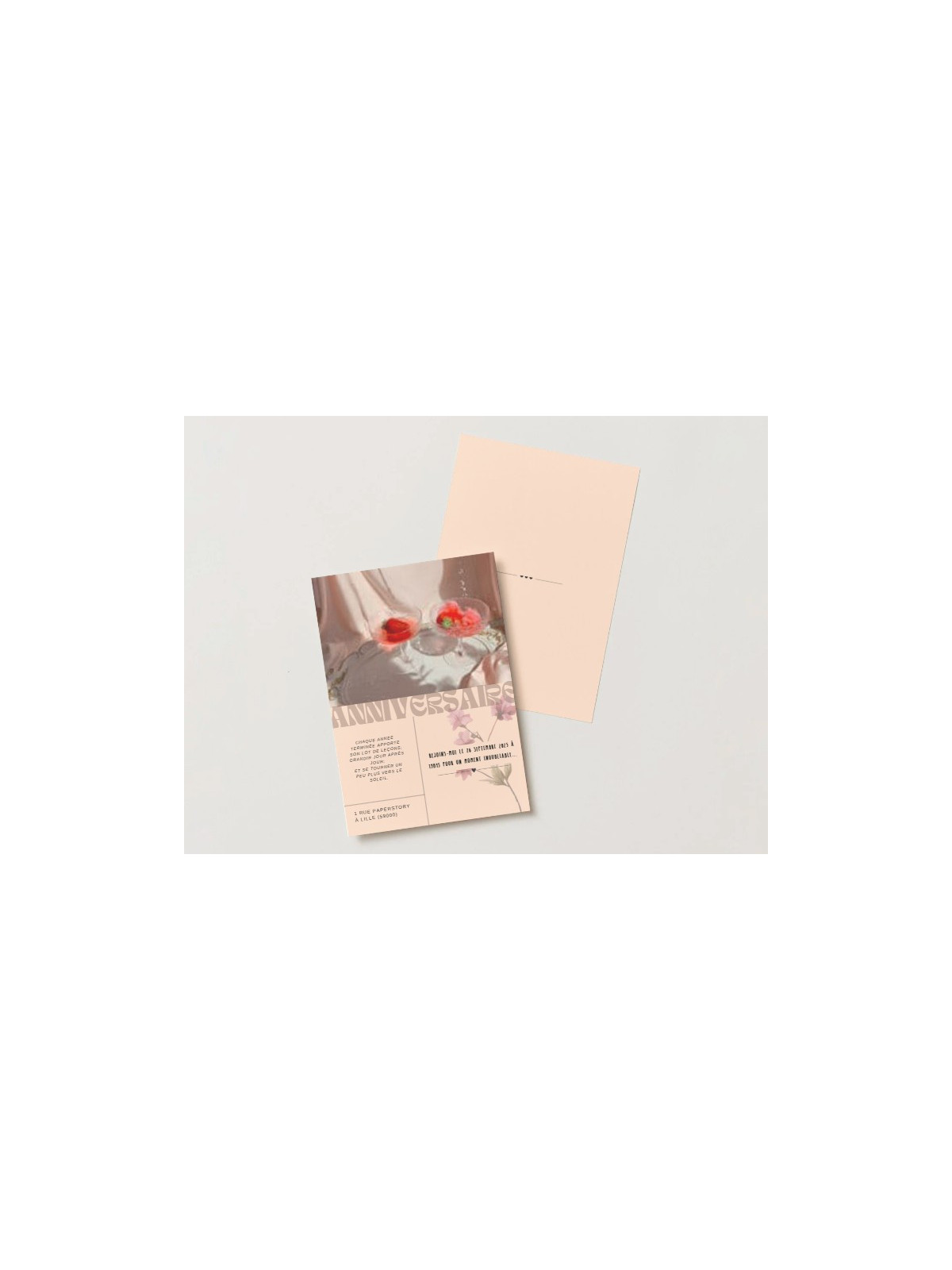 Invitation Anniversaire "Éclat de Fête" | Une Carte Chic et Festive pour Adultes
