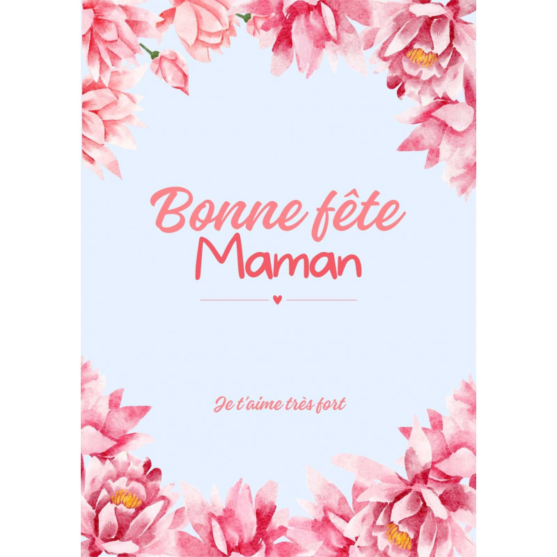 Carte de Fête des Mères "Douceur Maternelle" | Un Message Tendre et Émotionnel Carte de Fête des Mères "Douceur Maternelle" | Un Message Tendre et Émotionnel