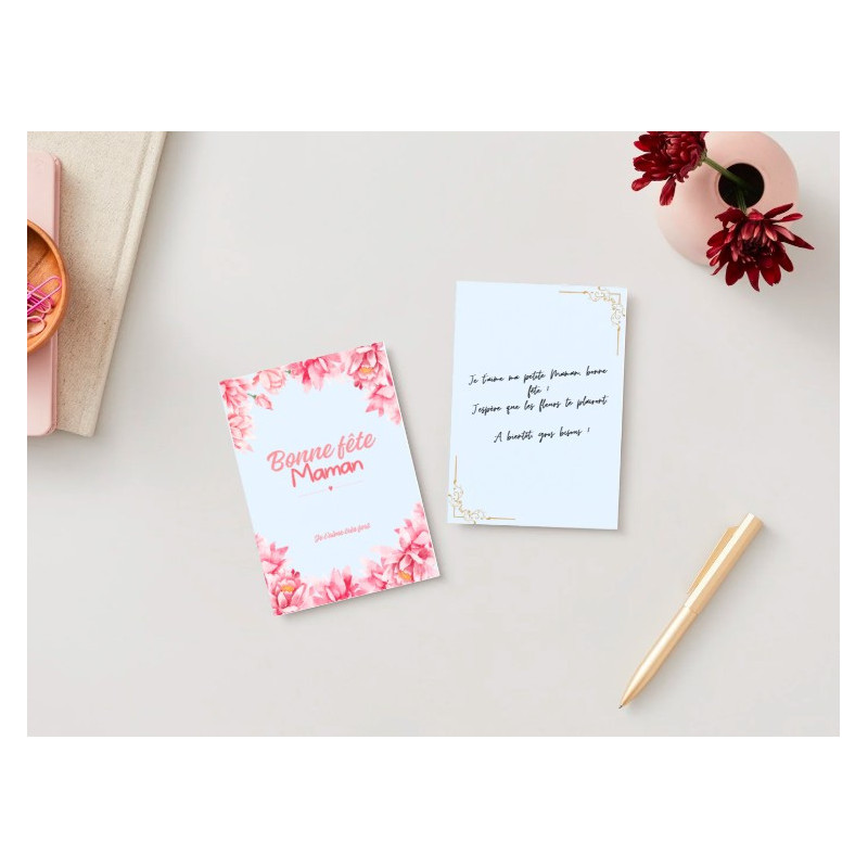 Carte de Fête des Mères "Douceur Maternelle" | Un Message Tendre et Émotionnel Carte de Fête des Mères "Douceur Maternelle" | Un Message Tendre et Émotionnel