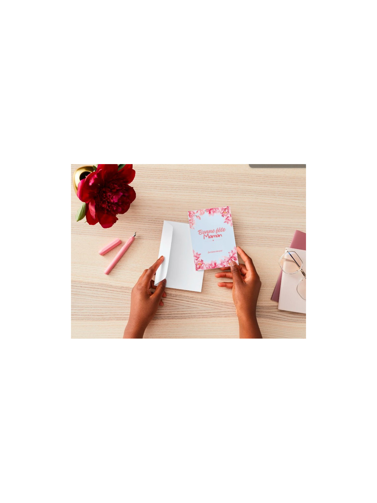 Carte de Fête des Mères "Douceur Maternelle" | Un Message Tendre et Émotionnel