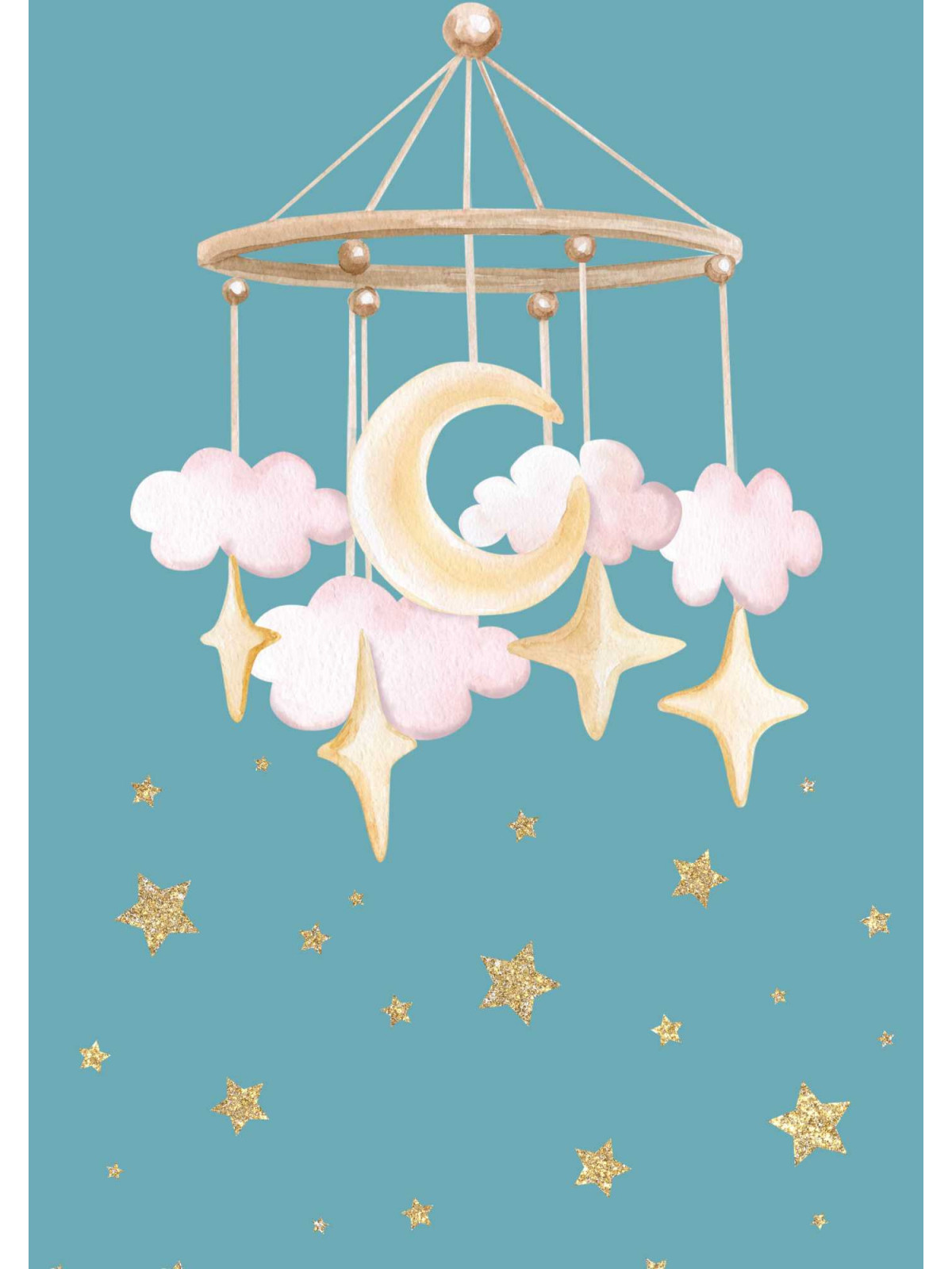 Faire-part Naissance Pluie d'Étoiles – Élégant & Personnalisé | Paper Story