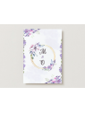 Faire-part de mariage floral – Élégance et romantisme en nuances de violet Faire-part de mariage floral – Élégance et romantisme en nuances de violet